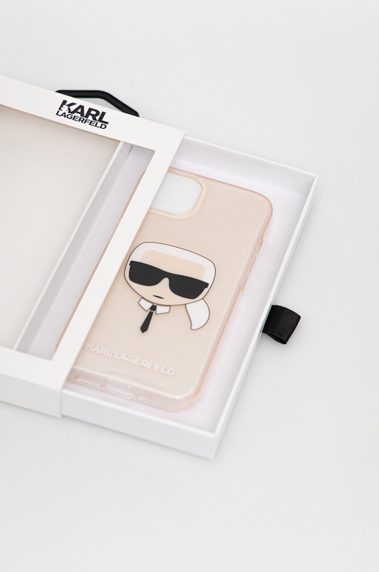 Akcesoria Karl Lagerfeld etui na telefon iPhone 13 KLHCP13MKHTUGLGO KLHCP13MKHTUGLGO złoty