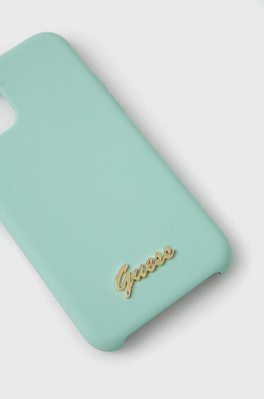 Puzdro na mobil Guess GUHCN58LSLMGG tyrkysová AA00