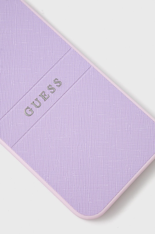 Guess etui na telefon iPhone 13 GUHCP13MPSASBPU fioletowy AA00