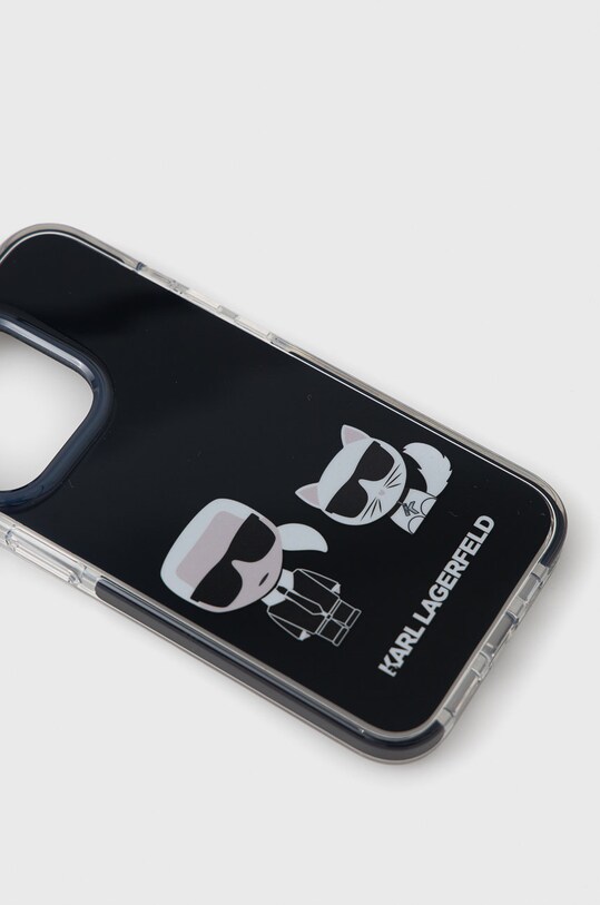Karl Lagerfeld etui na telefon iPhone 13 Pro/13 KLHCP13LTPEKCK KLHCP13LTPEKCK czarny AA00