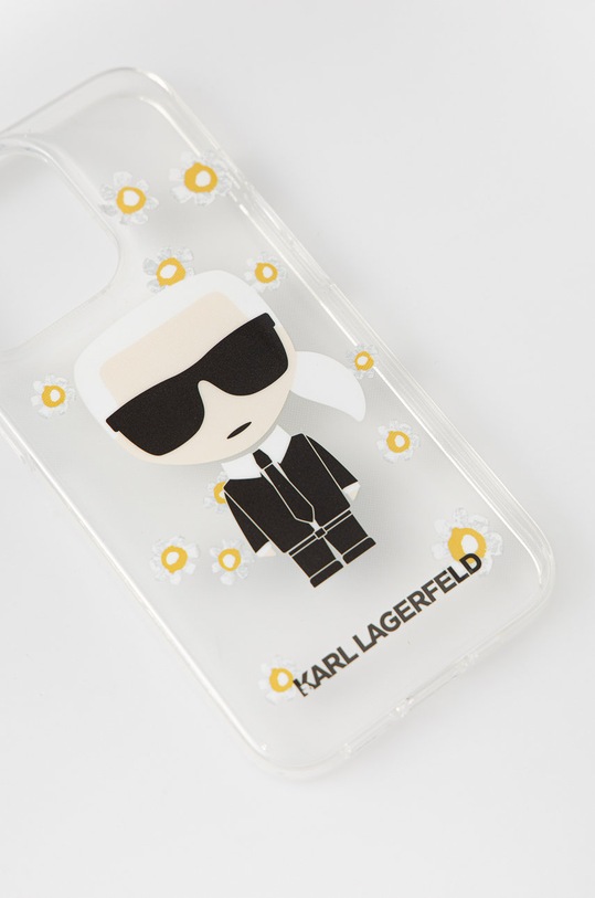 Karl Lagerfeld etui na telefon iPhone 13 mini KLHCP13SHFLT KLHCP13SHFLT transparentny AA00