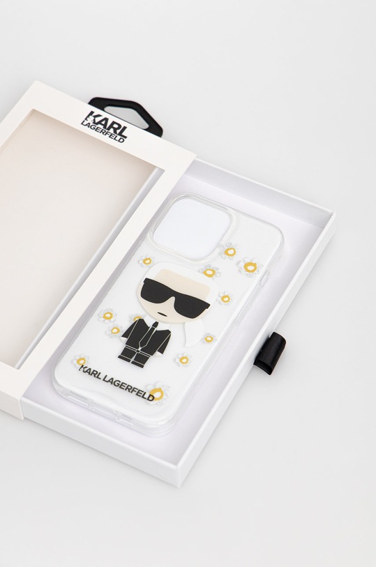 Akcesoria Karl Lagerfeld etui na telefon iPhone 13 mini KLHCP13SHFLT KLHCP13SHFLT transparentny