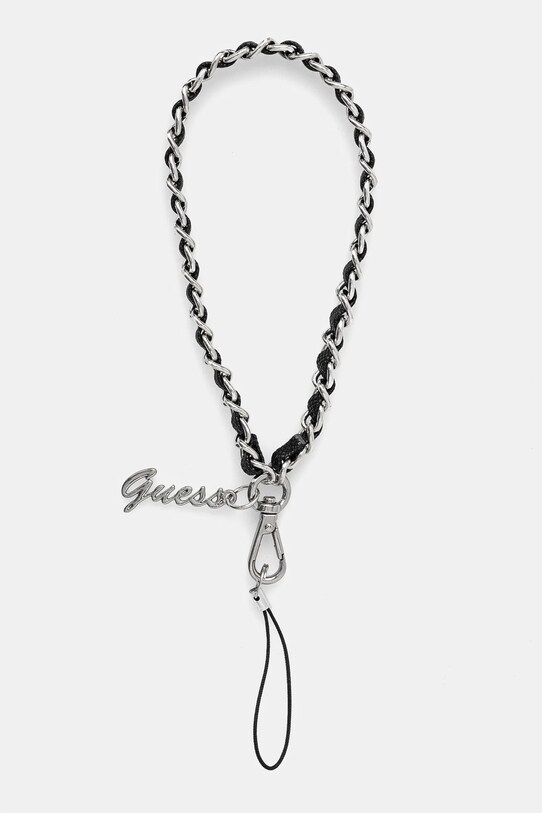 Брелок для телефону Guess Zawieszka чорний GUSTSASSK
