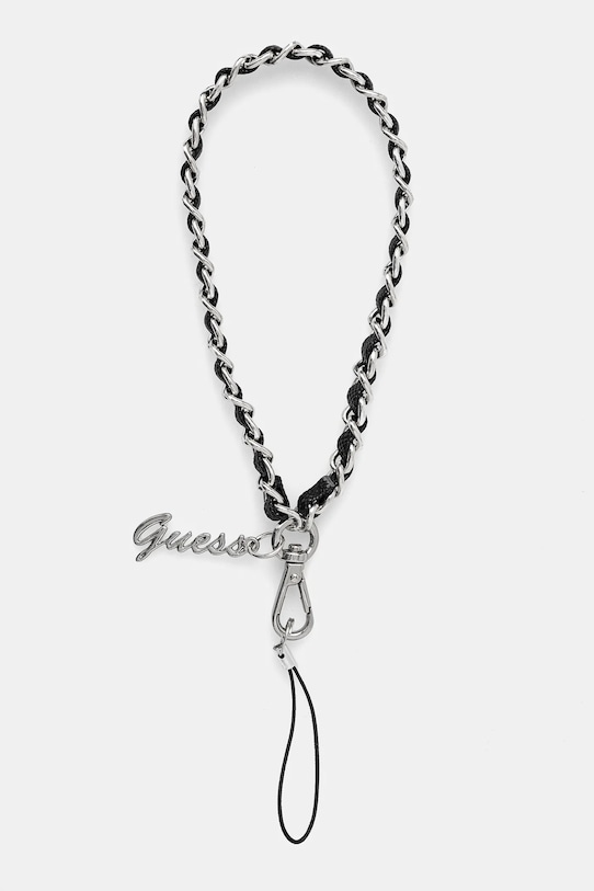 Prívesok na telefón Guess Zawieszka čierna GUSTSASSK