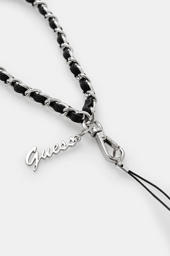 Брелок для телефону Guess Zawieszka GUSTSASSK чорний AA00