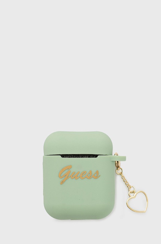 Θήκη για airpods Guess Airpods Cover πράσινο GUA2LSCHSN