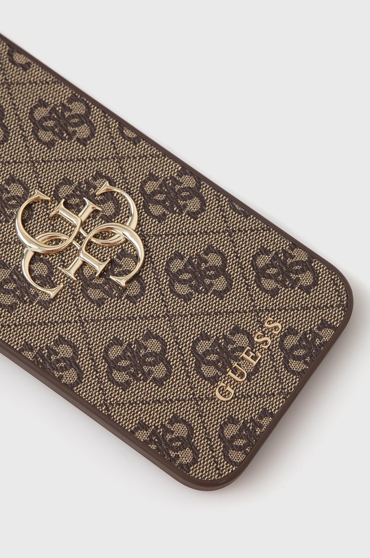 Guess etui na telefon iPhone 13 Pro Max 6,7 GUHCP13X4GMGBR brązowy AA00