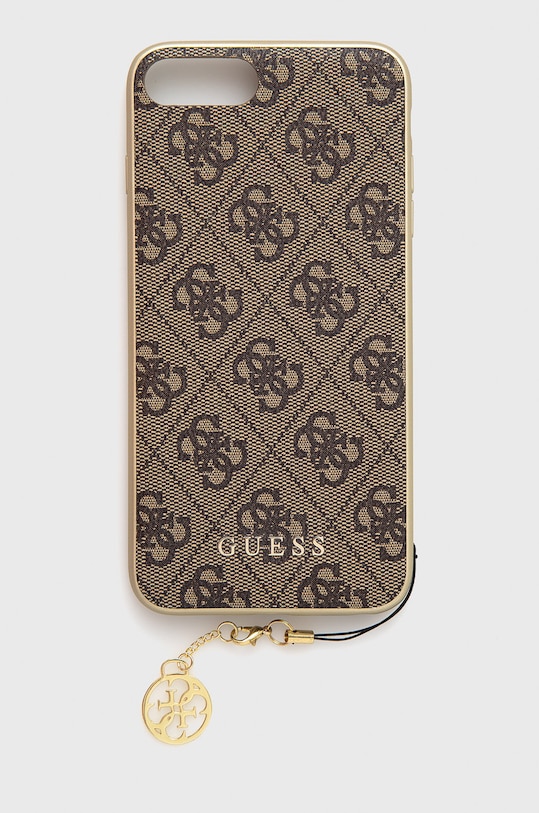 Obal na telefon Guess Iphone 7/8 Plus na mobil hnědá GUHCI8LGF4GBR