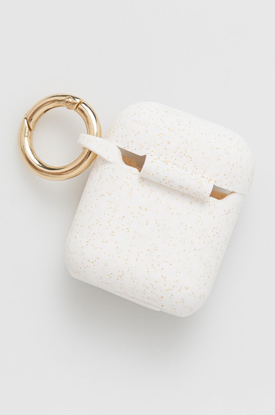 Accesorii Guess husa airpods Airpods Cover GUACCSILGLWH bej