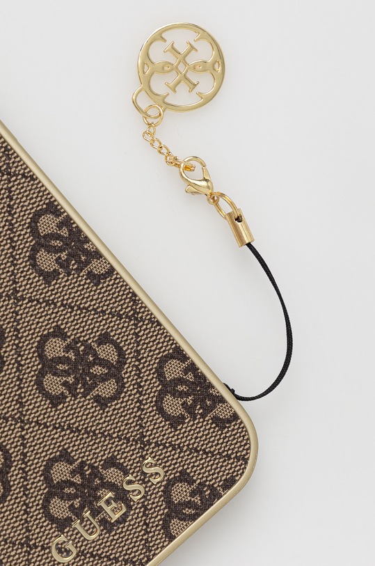 Guess etui na telefon iPhone 12/12 Pro 6,1'' GUHCP12MGF4GBR brązowy AA00