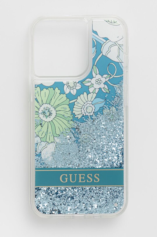 Guess etui na telefon iPhone 13 Pro / 13 6,1'' na telefon zielony GUHCP13LLFLSN