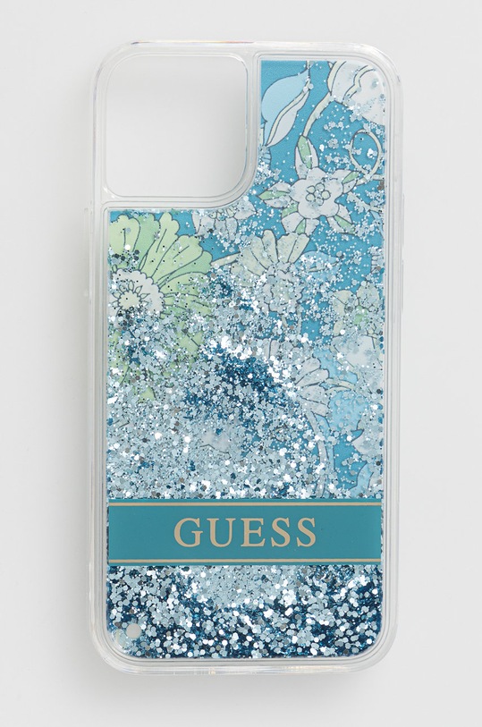 Guess etui na telefon iPhone 13 mini 5,4'' na telefon niebieski GUHCP13SLFLSN