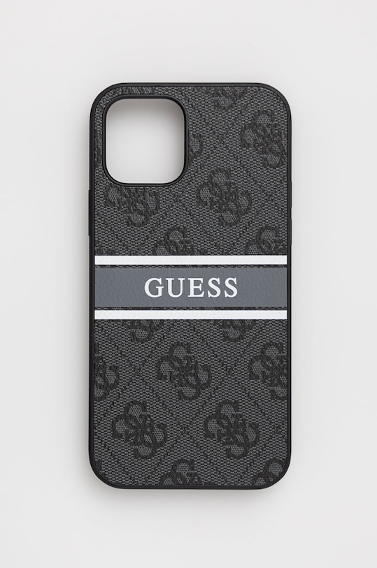 Guess etui na telefon iPhone 12/12 Pro 6,1'' na telefon szary GUHCP12M4GDGR