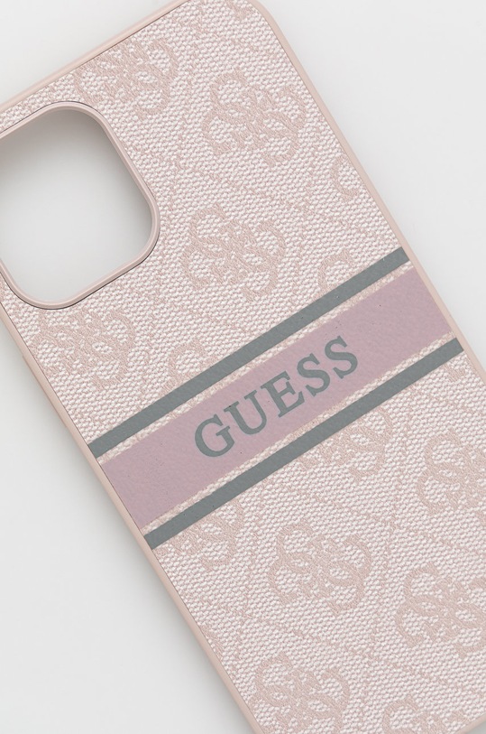 Guess etui na telefon iPhone 12 Pro Max 6,7'' GUHCP12L4GDPI różowy AA00