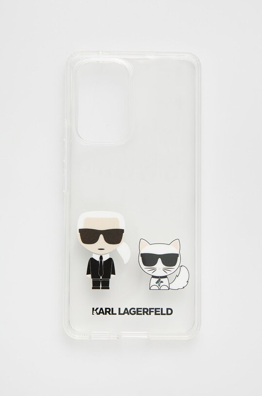 Karl Lagerfeld telefon tok A53 5g A536 telefonhoz áttetsző KLHCA53CKTR