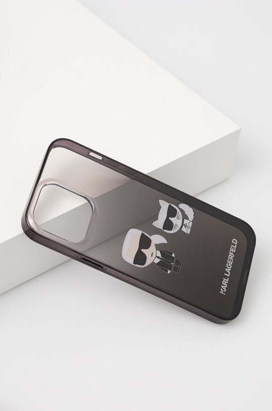Obal na telefon Karl Lagerfeld Iphone 13 Pro Max 6,7'' KLHCP13XTGKCK černá AA00