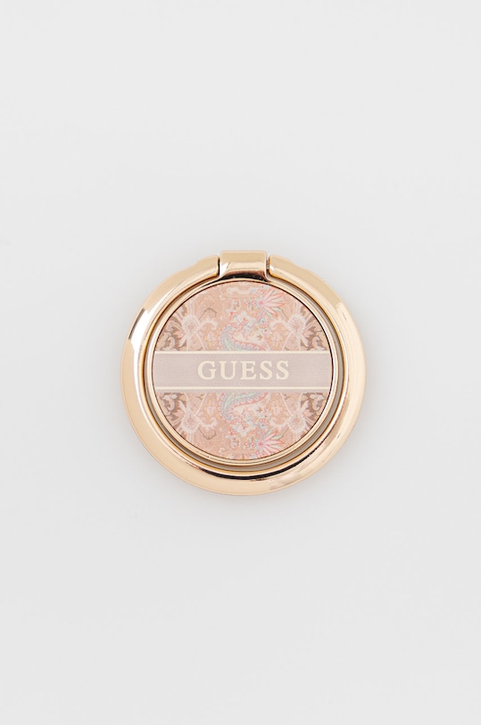 Samoljepljiva drška za mobitel Guess Uchwyt Ring Stand zlatna GURSHHFLG