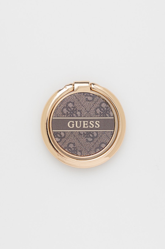 Samoljepljiva drška za telefon Guess Uchwyt Ring Stand smeđa GURSHG4SW