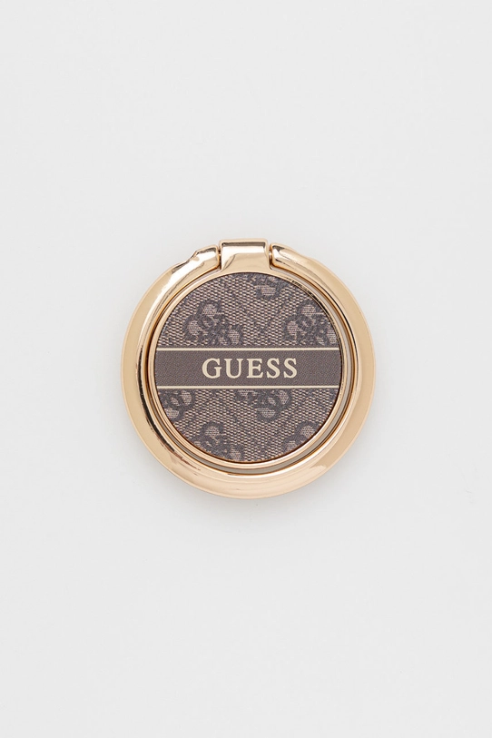 Держатель на липучке для телефона Guess Uchwyt Ring stand коричневый GURSHG4SW