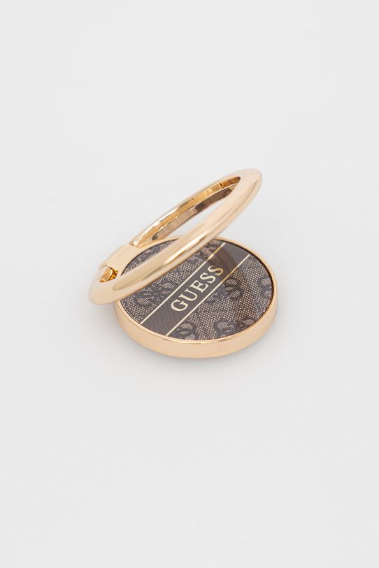 Samolepiaci držiak na mobil Guess Uchwyt Ring Stand GURSHG4SW hnedá AA00