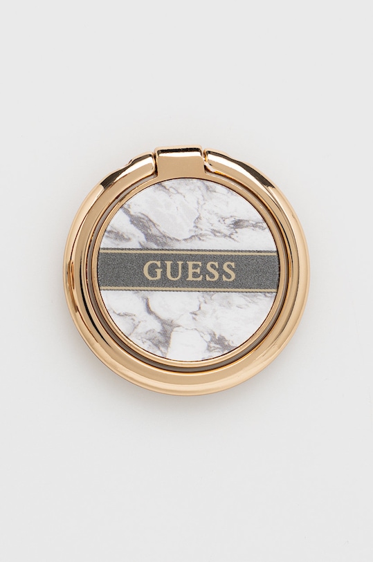 Держатель на липучке для телефона Guess Uchwyt Ring stand белый GURSHCHMAG