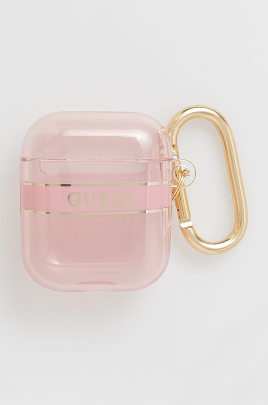 Guess pokrowiec na airpods AirPods cover różowy GUA2HHTSP
