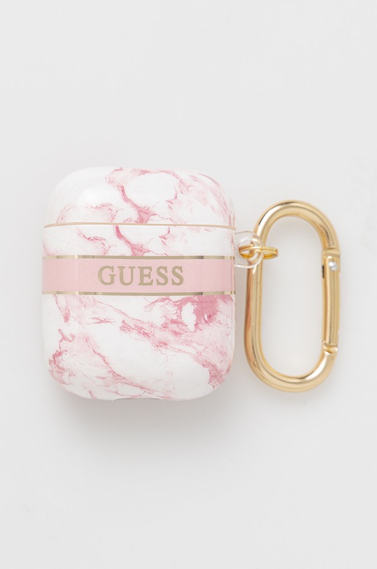 Guess pokrowiec na airpods AirPods cover różowy GUA2HCHMAP