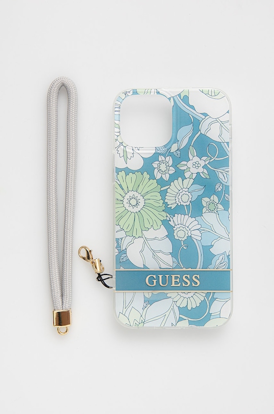 Guess etui na telefon iPhone 13 mini 5,4'' na telefon zielony GUHCP13SHFLSN