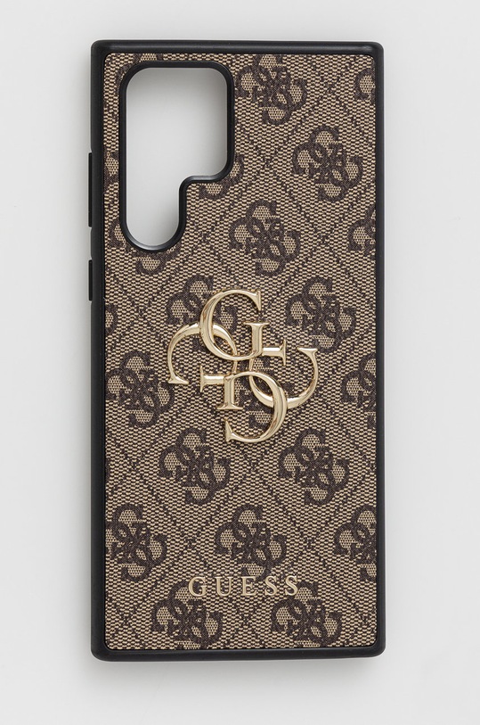 Guess etui na telefon S908 S22 Ultra na telefon brązowy GUHCS22L4GMGBR