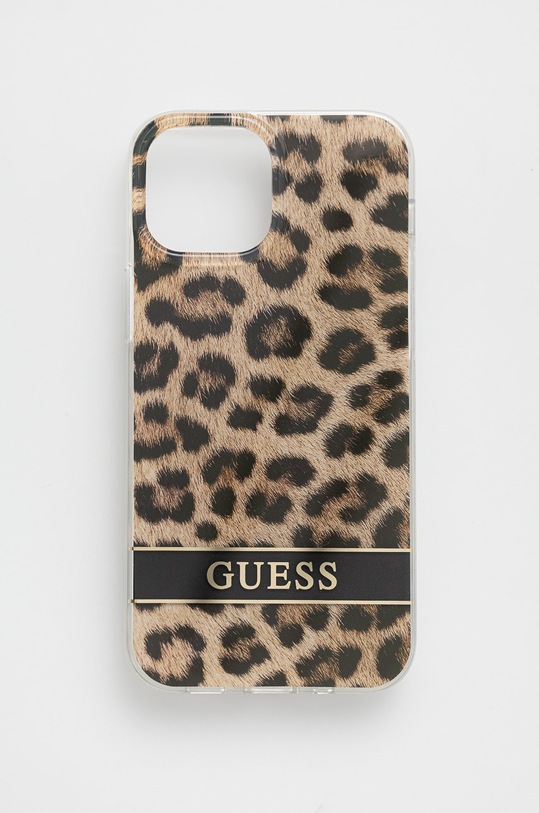 Guess etui na telefon iPhone 13 mini 5,4'' na telefon brązowy GUHCP13SHSLEOW