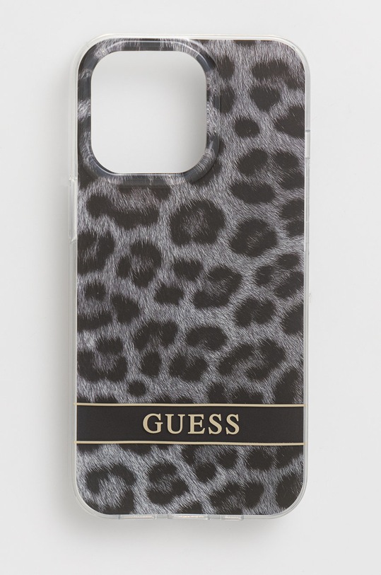 Guess etui na telefon iPhone 13 Pro / 13 6,1'' na telefon szary GUHCP13LHSLEOK