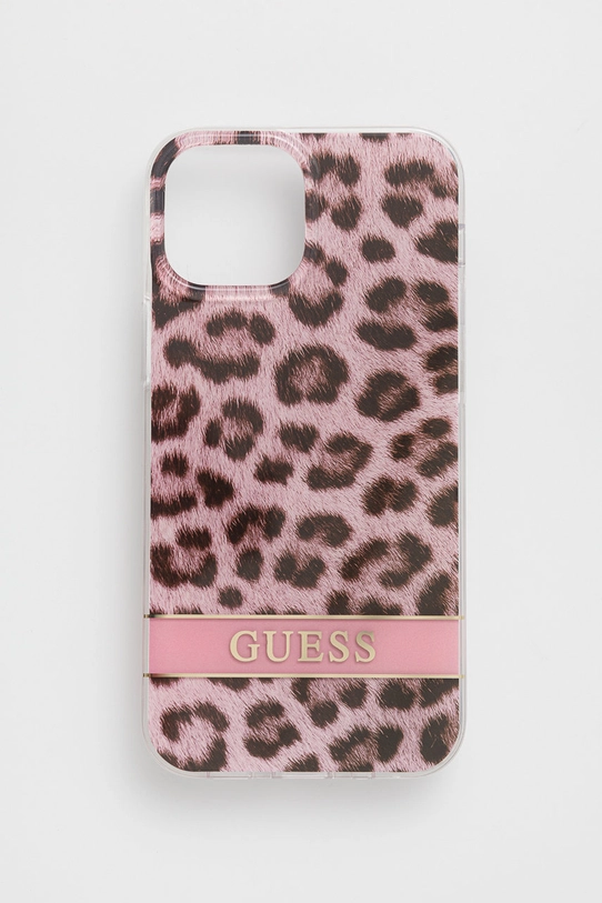 Guess etui na telefon iPhone 13 mini 5,4'' na telefon różowy GUHCP13SHSLEOP