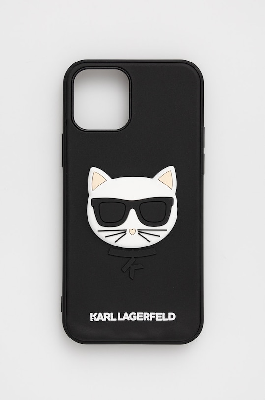 Karl Lagerfeld etui na telefon iPhone 12/12 Pro 6,1'' KLHCP12MCH3DBK na telefon czarny KLHCP12MCH3DBK