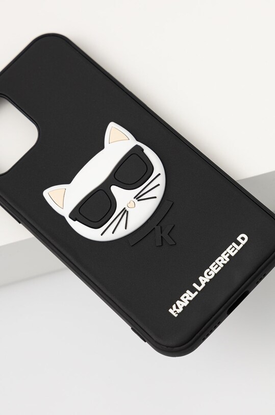 Karl Lagerfeld etui na telefon iPhone 12/12 Pro 6,1'' KLHCP12MCH3DBK KLHCP12MCH3DBK czarny AA00