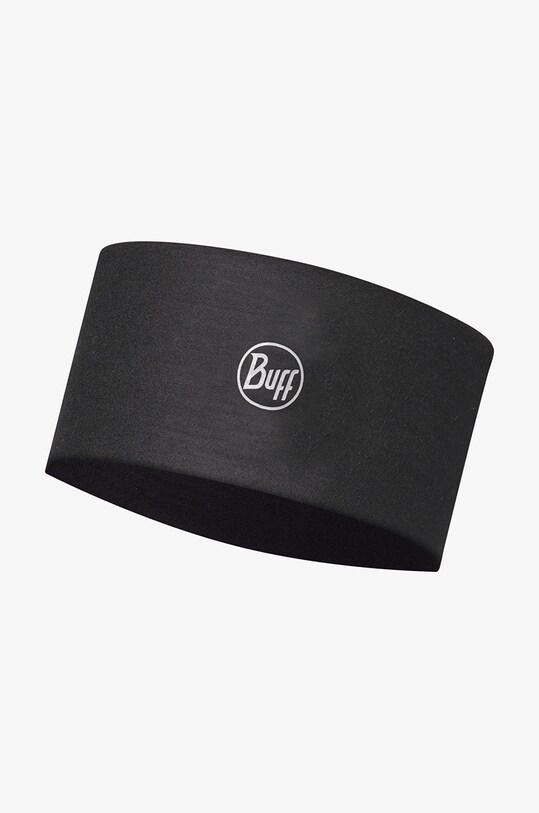 Traka za glavu Buff Coolnet Uv Wide bez uzorka crna 120007.999