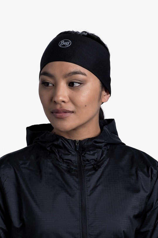 Buff opaska na głowę CoolNet UV Wide 120007.999 czarny AA00