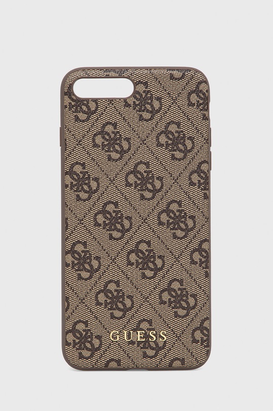 Obal na telefon Guess Iphone 7/8 Plus na mobil hnědá GUHCI8LG4GFBR