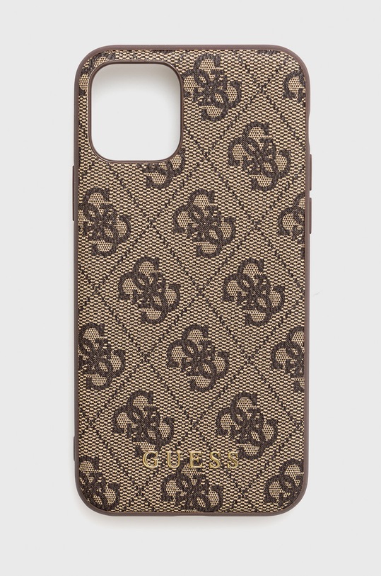 Guess etui na telefon iPhone 11 Pro 5,8" na telefon brązowy GUHCN58G4GFBR