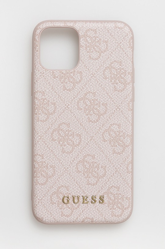 Guess etui na telefon iPhone 11 Pro 5,8" na telefon różowy GUHCN58G4GFPI