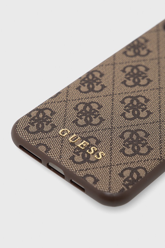 Guess etui na telefon iPhone 11 Pro Max 6,5'' GUHCN65G4GFBR brązowy AA00