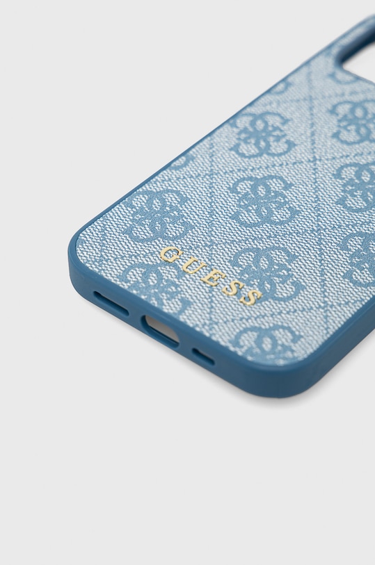 Guess etui na telefon iPhone 12 / 12 Pro 6,1'' GUHCP12MG4GFBL niebieski AA00