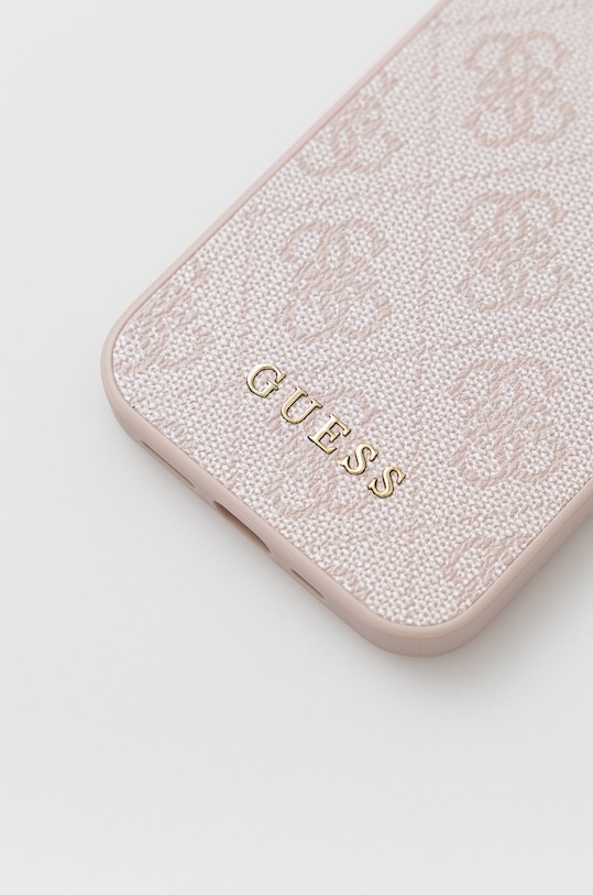 Guess etui na telefon iPhone 12 / 12 Pro 6,1'' GUHCP12MG4GFPI różowy AA00