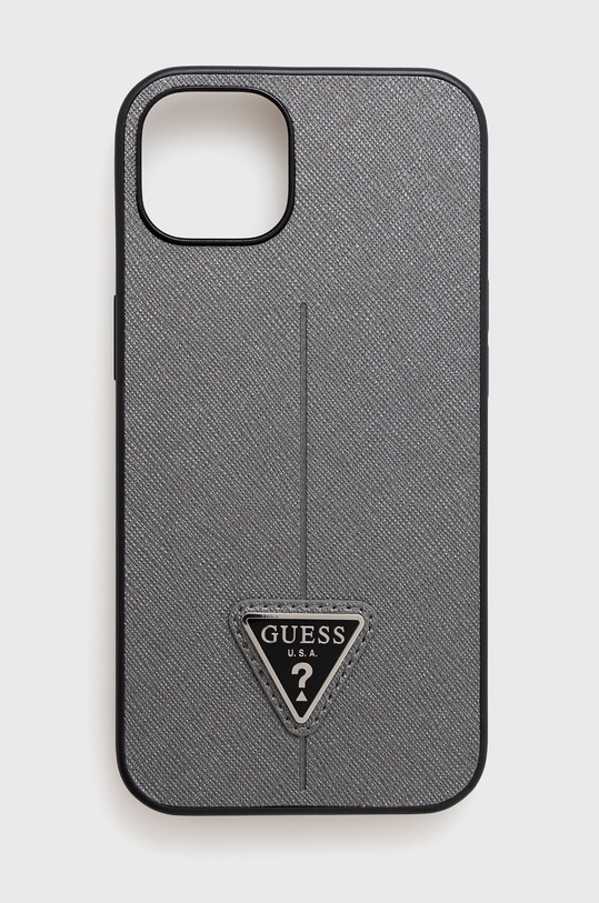Guess etui na telefon iPhone 13 6,1'' na telefon srebrny GUHCP13MPSATLG