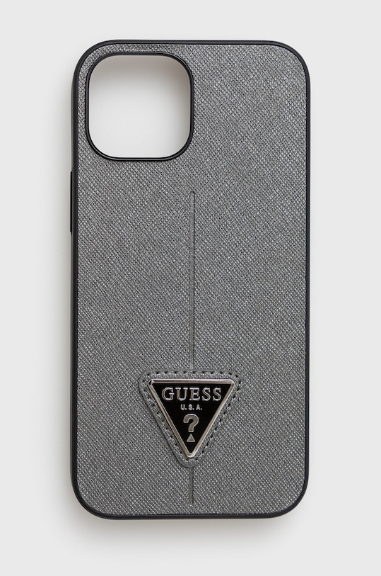 Guess etui na telefon iPhone 13 mini 5,4'' na telefon srebrny GUHCP13SPSATLG