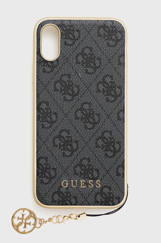 Кейс за телефон Guess Iphone X/xs за телефон сив GUHCPXGF4GGR