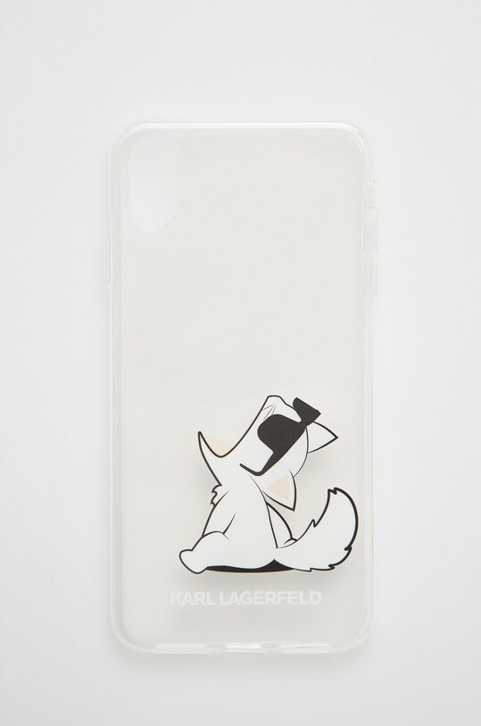 Karl Lagerfeld etui na telefon iPhone Xs Max na telefon transparentny KLHCI65CFNRC
