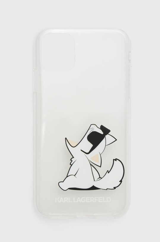 Karl Lagerfeld etui na telefon iPhone 11 6,1'' na telefon transparentny KLHCN61CFNRC