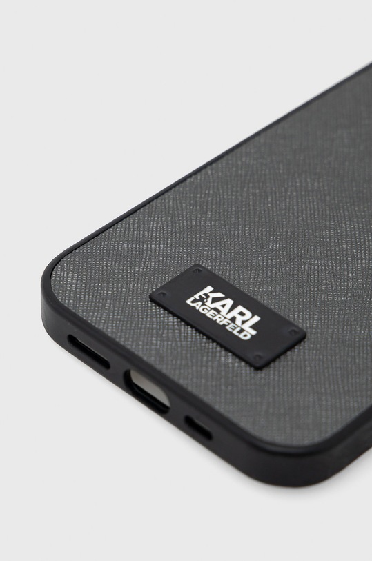 Karl Lagerfeld etui na telefon iPhone 13 Pro / 13 6,1" KLHCP13LSFMP2DG srebrny AA00