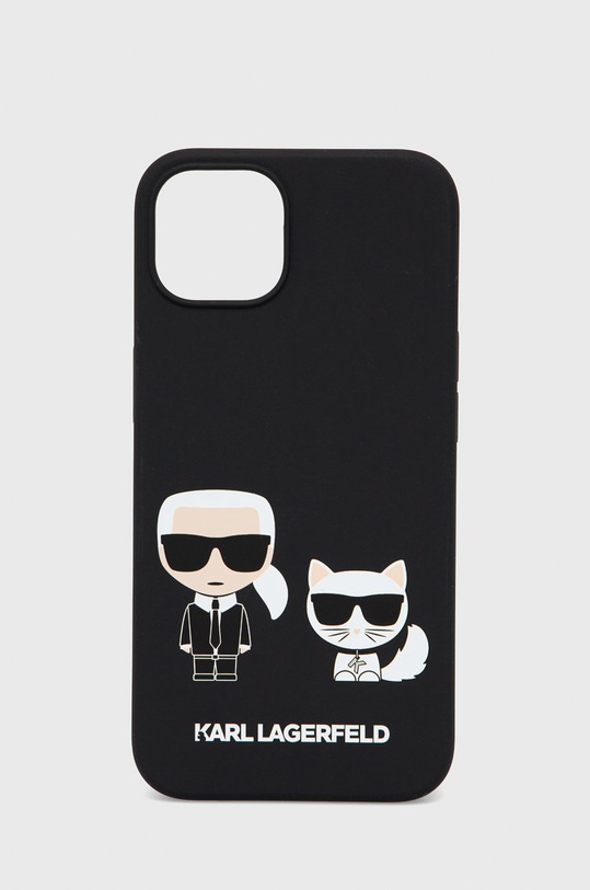 Karl Lagerfeld etui na telefon iPhone 13 6,1'' na telefon czarny KLHCP13MSSKCK