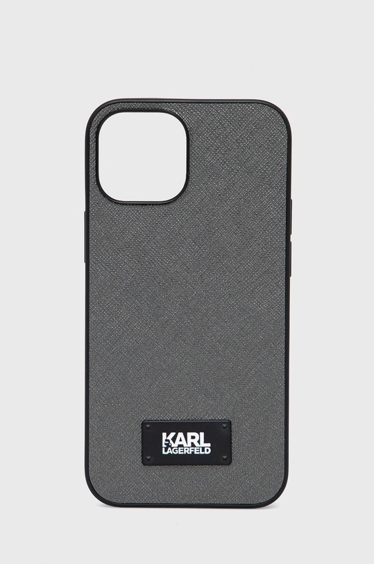 Karl Lagerfeld etui na telefon iPhone 13 mini 5,4'' na telefon srebrny KLHCP13SSFMP2DG